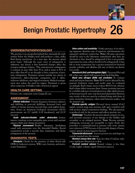 SOLUTION: Nursing care benign prostatic hypertrophy - Studypool