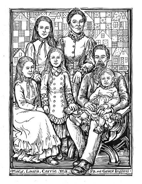 List Of Little House On The Prairie Coloring Pages