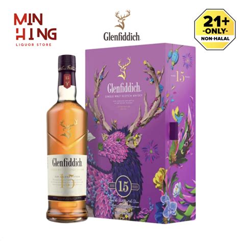 Glenfiddich 15 Years Cny 2024 T Pack With 2 Whisky Glasses 700ml