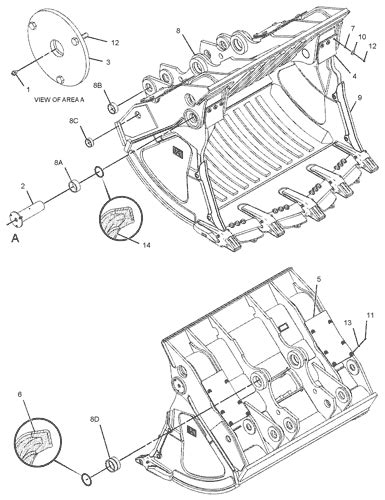 Bucket Gp Front Shovel S N Sjy Up Part Of Bucket Ar