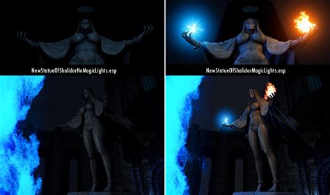 New Statue of Shalidor LE モデルテクスチャ Skyrim Mod データベース MOD紹介まとめサイト