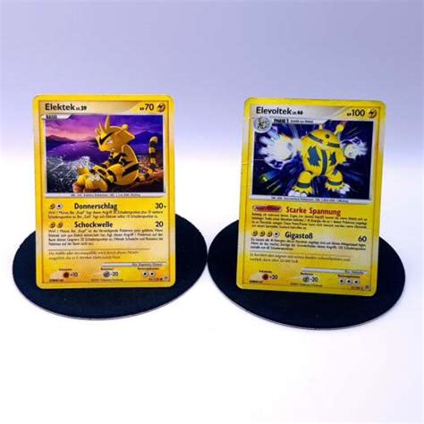 Pokemon Karten Elektek 81 130 Elevoltek 3 130 Holo Diamant Perl