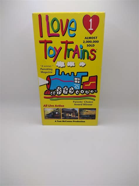 I Love Toy Trains VHS Video Tom McComas Steam Engine Railroad All Ages