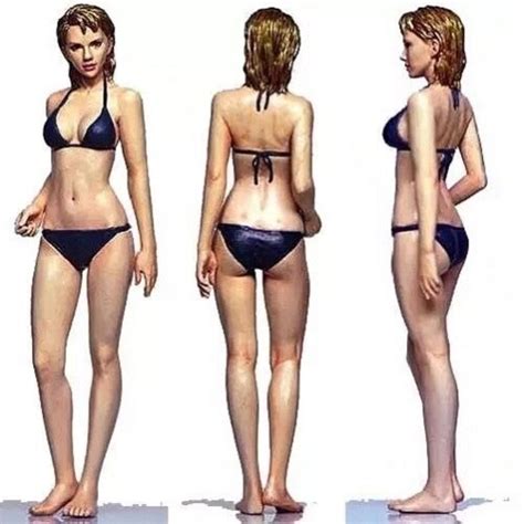 Unpainted Sexy Bikini Beach Girl Female Resin Figure Model Kit Unassembled EBay