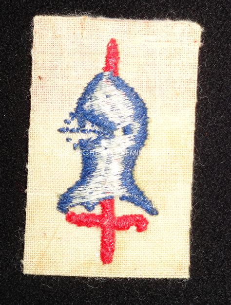 British 56th Armoured Division Formation Sign Woven Relic