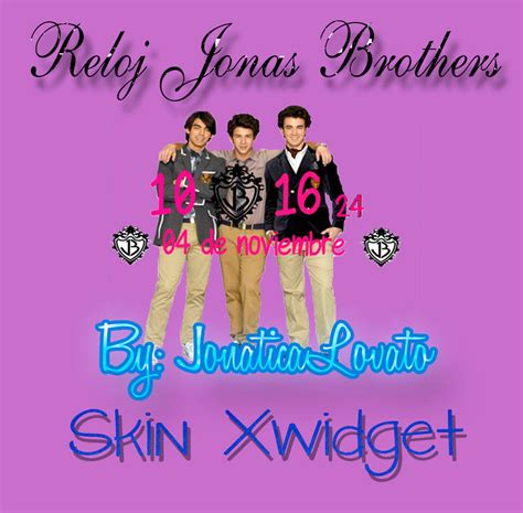 Reloj Jonas Brothers Skin Xwidget By JonaticaLovato On DeviantArt