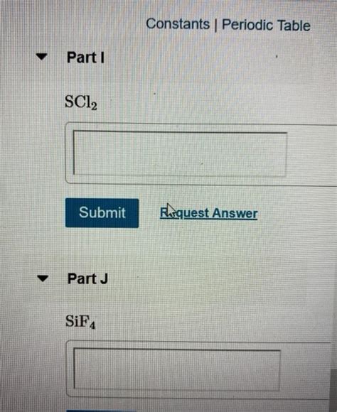 Solved Constants Periodic Table Predict The Shapes Of The Chegg