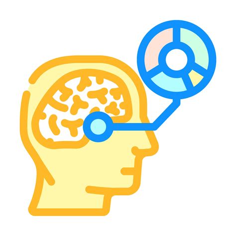 Cognitive Skills Neuroscience Neurology Color Icon Vector Illustration