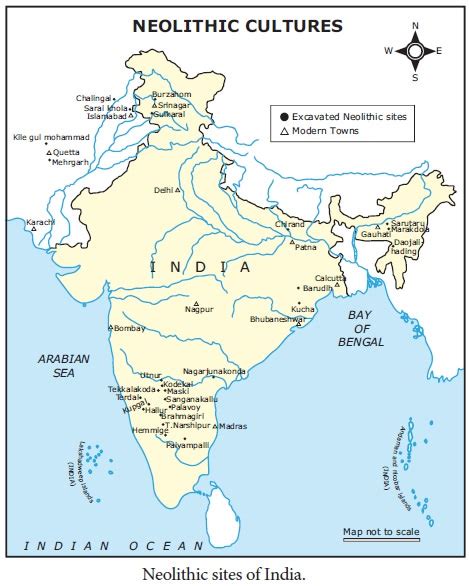 Neolithic Sites In India Map