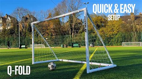 How To Setup The Quickplay Q Fold X Ft Soccer Goal Youtube