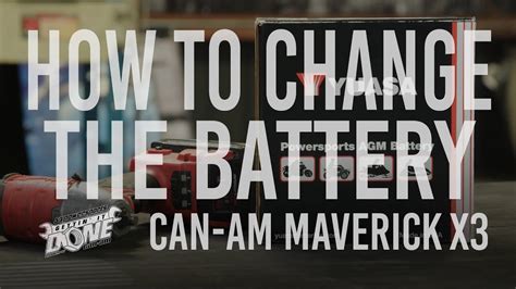 How To Change The Battery On Your Can Am Maverick X Gettin It Done