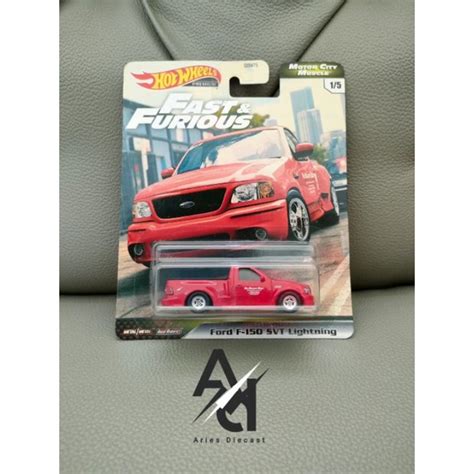 Jual Hot Wheels Fast Furious Motor City Muscle Ford F SVT Lightning Shopee Indonesia