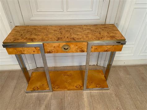 Willy Rizzo Console For Mario Sabot Alveo Collection For Sale At 1stdibs