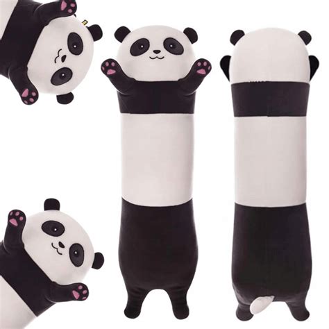 DŁuga Panda Maskotka Poduszka Pluszak 70 Cm Xl MiŚ 15147294456 Allegropl