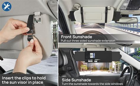 Amazon Joytutus Polarized Sunshade Extender For Car With