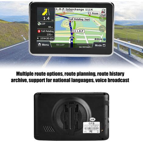 Sjlerst Universal Pouces Cran Tactile Voiture Navigator Gps