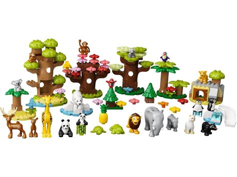 LEGO DUPLO 10975 Дикие животные мира | playzone.com.ua