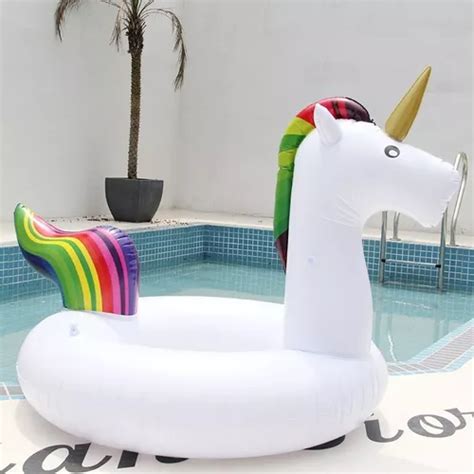 Unicornio Inflable Gigante Salvavidas Flotador Pool Party En Venta En