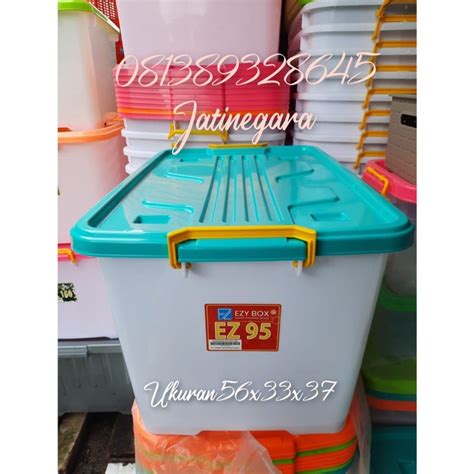 Jual CONTAINER BOX EZY CB 95 LITER KOTAK PENYIMPANAN TEMPAT SERBAGUNA