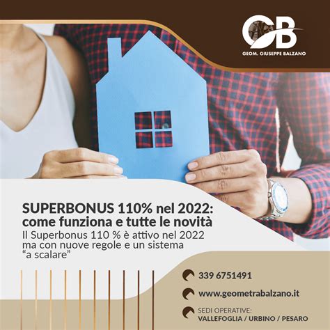 Superbonus 110 Nel 2022 Come Funziona E Tutte Le Novità Geometra Giuseppe Balzano