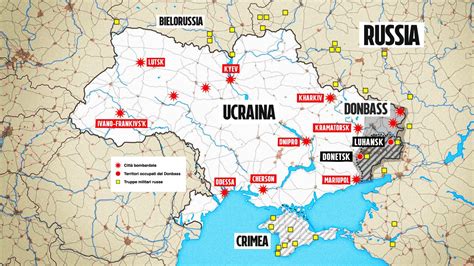 Ucraina 2022 Mappe E Riassunto Della Guerra