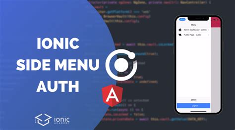 Ionic Side Menu Roles Angular Ionic Academy Learn IonicIonic