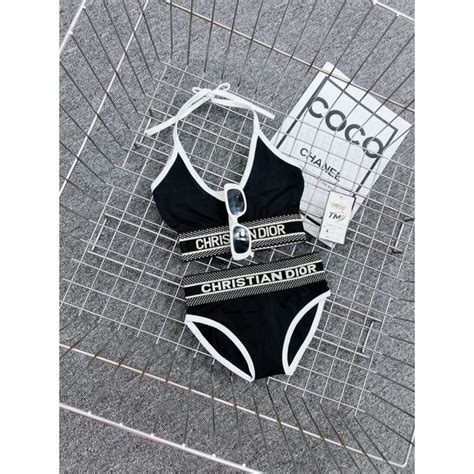 Đồ Bơi Mảnh Xinh Bé Gái Bikini Đen Viền Trắng Sang Chảnh Cho Bé Shopee Việt Nam