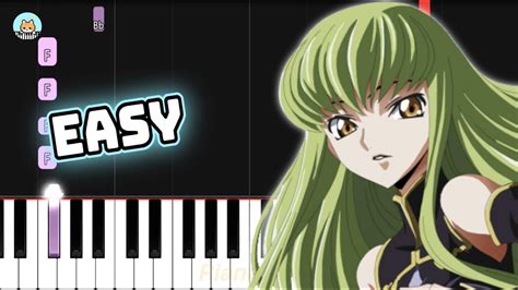 Code Geass Op Colors By Flow Easy Piano Tutorial And Sheet Music Youtube