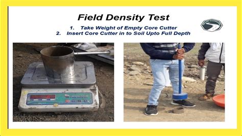 Field Density Test Of Subgrade By Core Cutter Method With Calculation