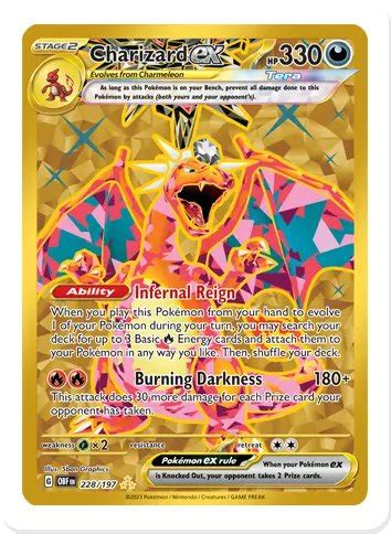 PokéXperto on Twitter Carta hiper rara de Charizard ex Teracristal de