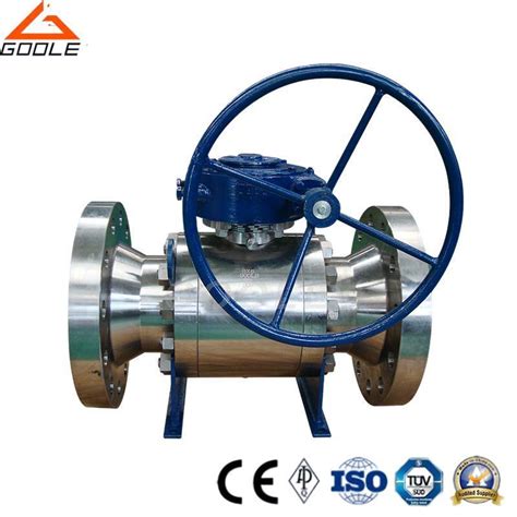 ISO Forged Full Bore Reduced Bore Steel Trunnion Mounted Ball Valve