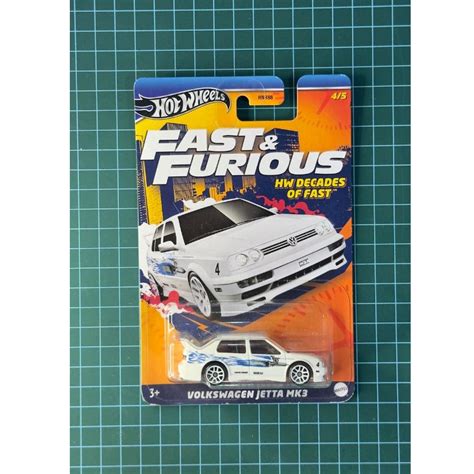 Jual HOT WHEELS VOLKSWAGEN JETTA MK FAST FURIOUS HW DECADES OF FAST WHITE Shopee Indonesia