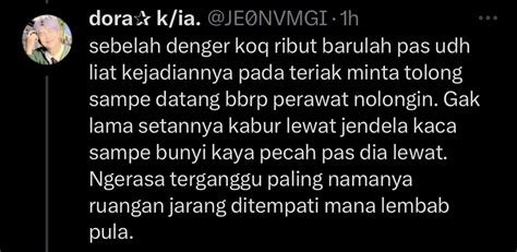 Gusti Gina On Twitter Ini Serem Banget Sih Kek Film Horor Cerita