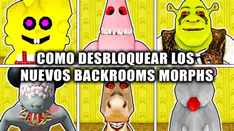 COMO ENCONTRAR LOS NUEVOS BACKROOMS MORPHS ROBLOX GUIA TUTORIAL