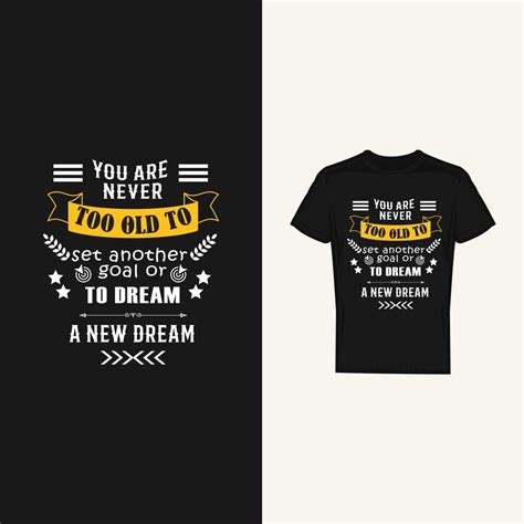 Typography T Shirt Lettering Motivational Quotes Design Template