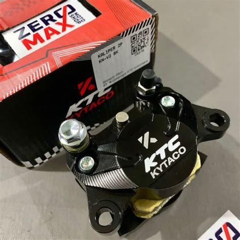 Jual Kaliper KTC Kytaco Original 2 Piston 2P KN V2 Black Hitam