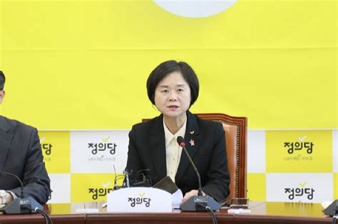 이정미 정의 녹색 선거연합 공식화기후정치 출발점 삼을 것 네이트 뉴스