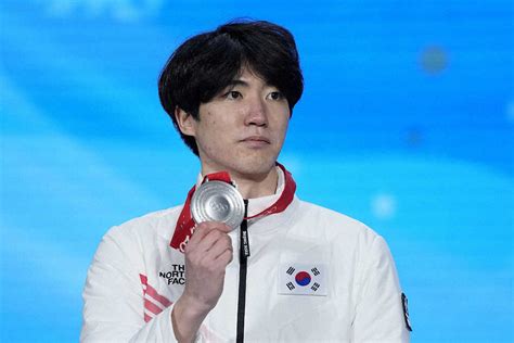 北京五輪スピードスケート男子500メートルで銀メダルを獲得した韓国のチャ・ミンギュ（ap） ― スポニチ Sponichi Annex スポーツ