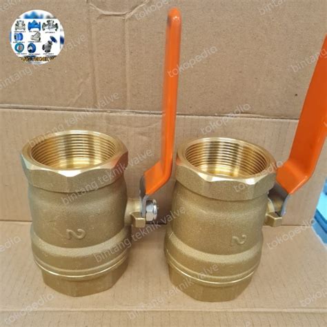 Jual Ball Valve Kitz Inch Kuningan Stop Kran Kitz Inch Kitz