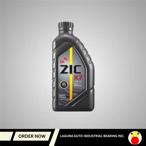 ZIC X7 10w40 Fully Synthetic Gasoline Engine Oil 1L Shopee Philippines