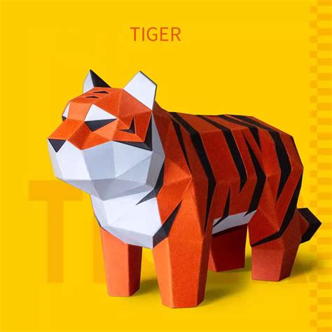 Origami Figurine - Panghu Tiger – MoreFun