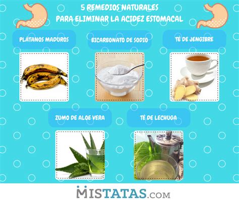 5 REMEDIOS NATURALES PARA ELIMINAR LA ACIDEZ ESTOMACAL