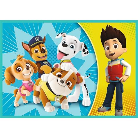 Trefl Puzzle Happy Paw Patrol Team Vıacom Paw Patrol 4 lü 35 48 54 70