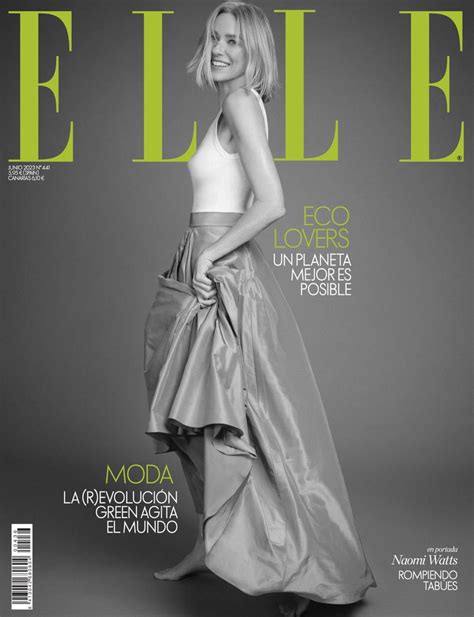 Elle Spain June 2023 Covers: Naomi Watts (Elle Spain)