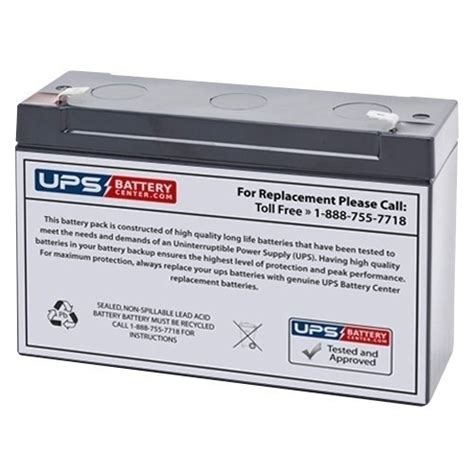 Xinleina 3-FM-10 6V 10Ah Battery with F1 Terminals