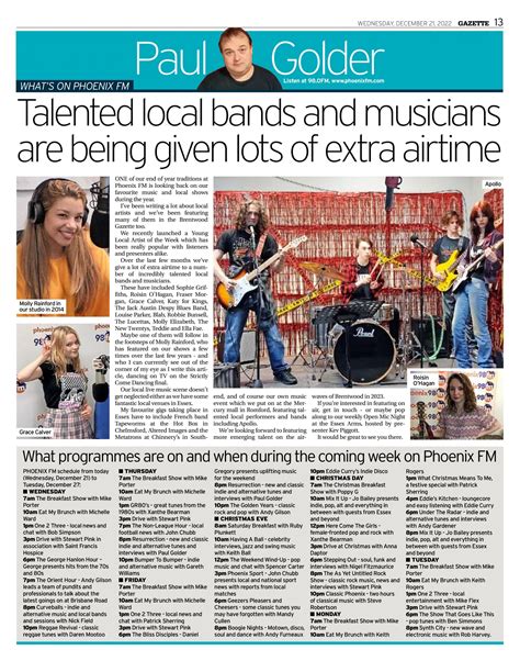 Talented local bands and musicians are being given lots of extra
