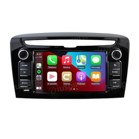 ANDROID Autoradio Navigatore Per Lancia Ypsilon 2012 2020 CarPlay