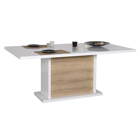 Dayton Oak Table Allongeable 180 225cm Effet Chêne Et Leds Altobuy Fr Meubles Salons Literie