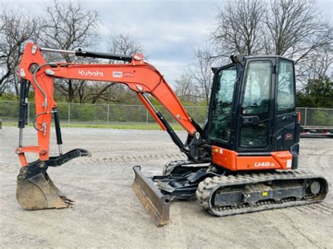 2022 Kubota U48 5 Mini Excavator Heavy Construction Equipment Excavators Mini And Compact