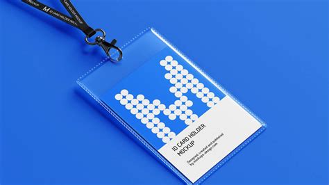 Free Id Card Holder Lanyard Mockup Psd Set Psfiles